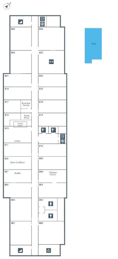 Hampton Inn And Suites Port Aransas Restoran gambar